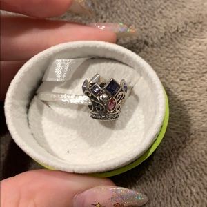 Chamilia Purple and Pink Crown Bead NEVER WORN